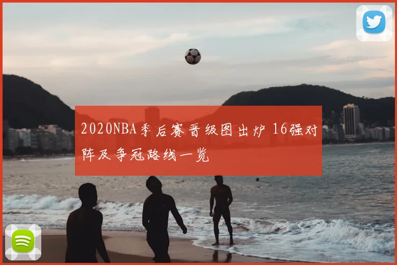 2020NBA季后赛晋级图出炉 16强对阵及争冠路线一览